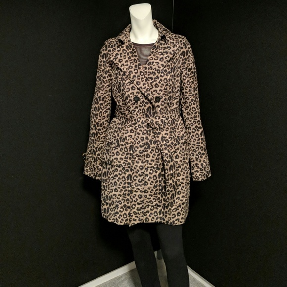 INC International Concepts Jackets & Blazers - INC leopard print lightweight coat
